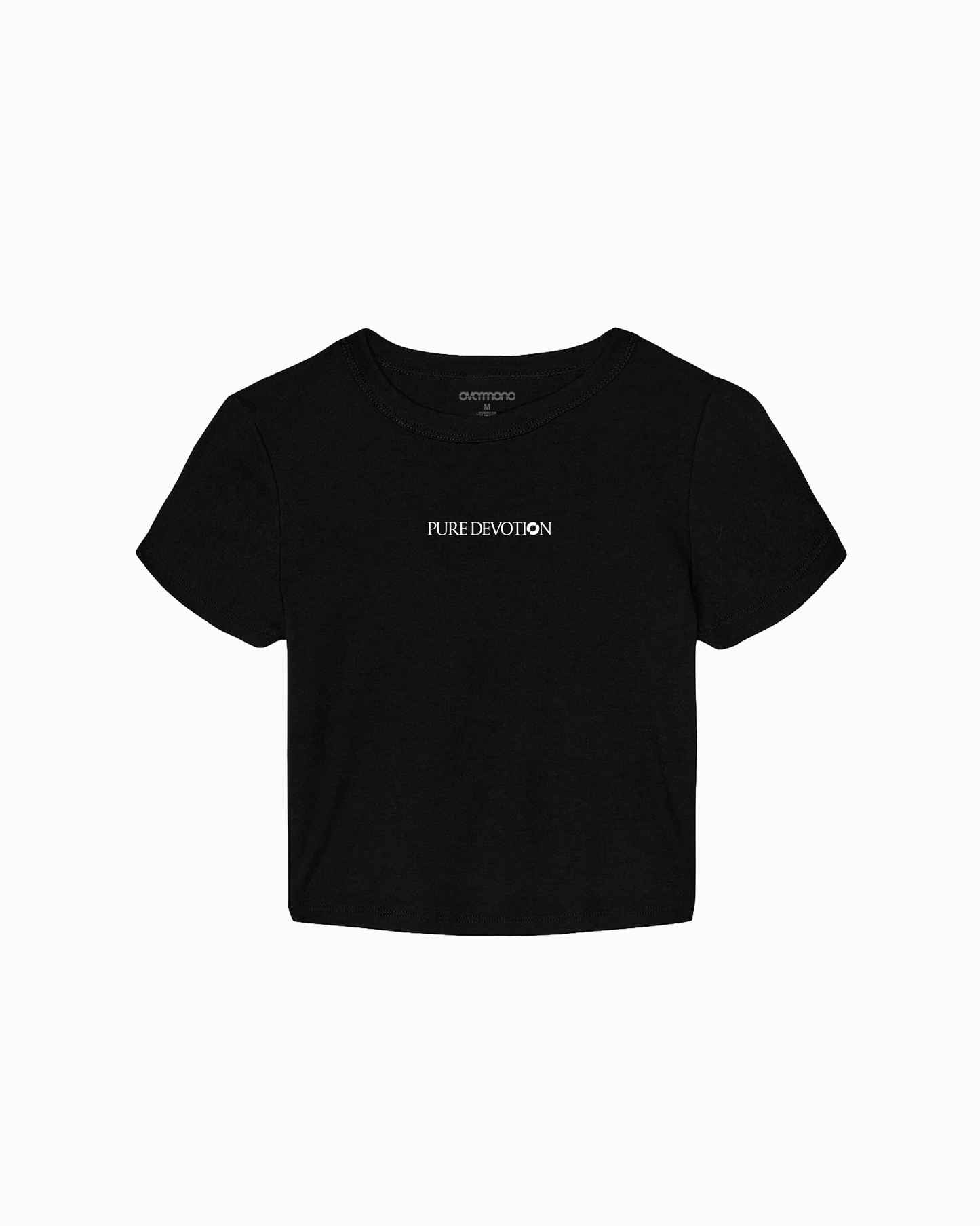 Pure Devotion Womens Baby T-Shirt Black